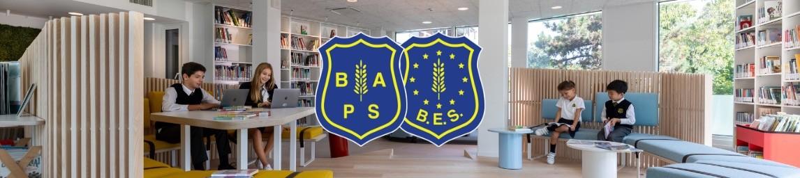 The British American Pre-School and Bilingual European School (BAPS-BES) banner