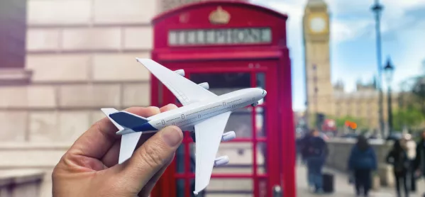 Toy Plane & London Phone Box