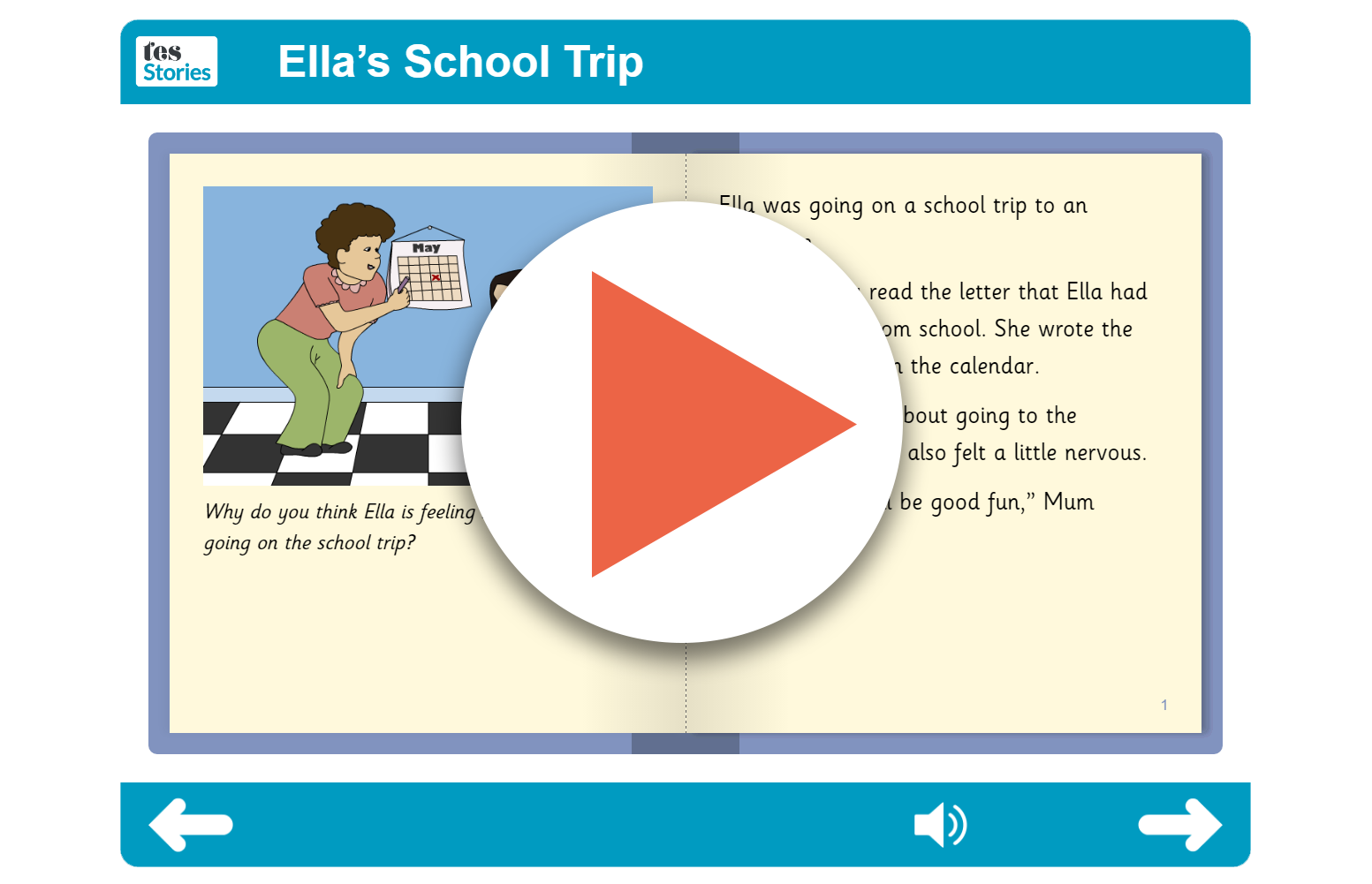 Ella's School Trip Independent Reader (interactive)