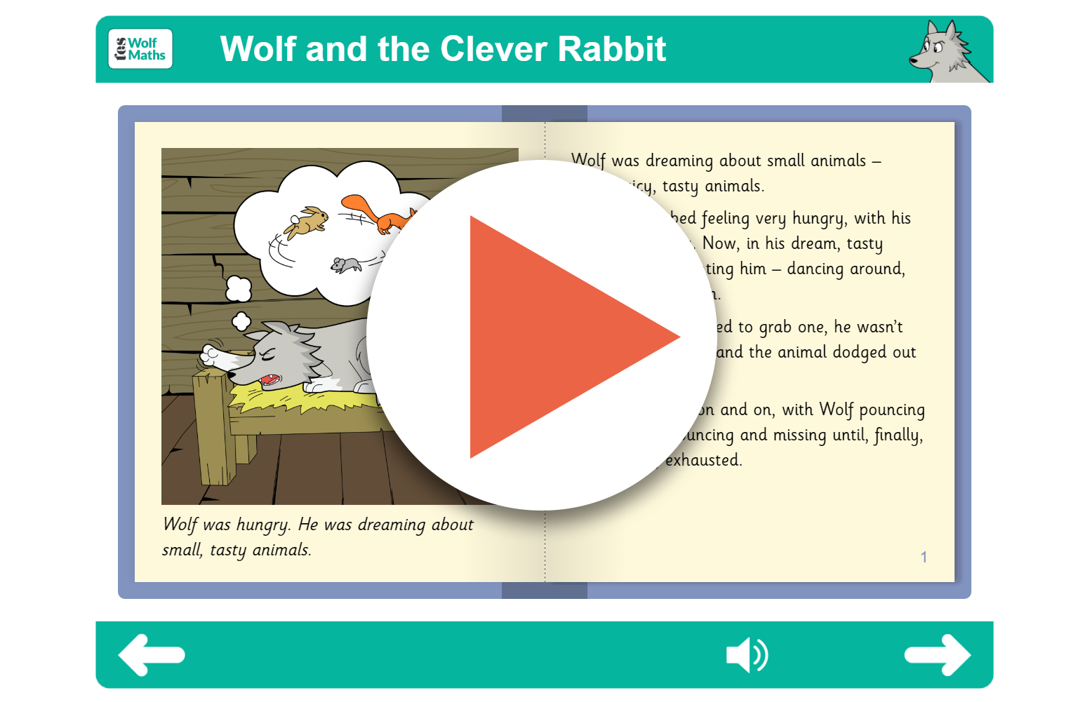 Story T1 Wolf and the Clever Rabbit (interactive)