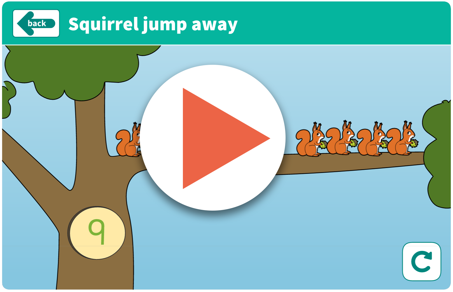 Squirrel jump away tool (interactive)