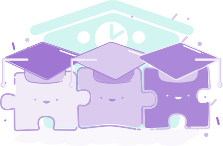 puzzle pieces at school